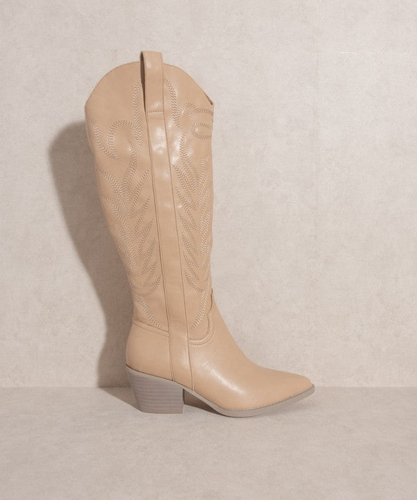 Samara - Embroidered Tall Boot