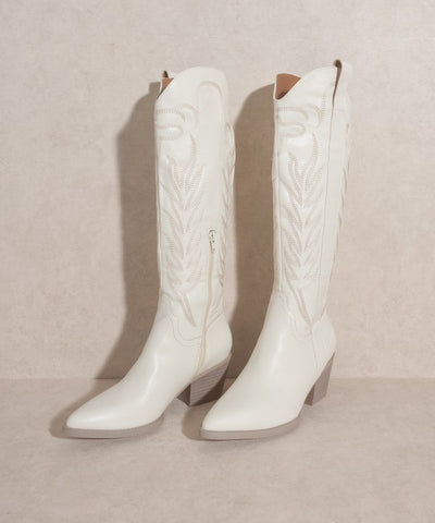 Samara - Embroidered Tall Boot