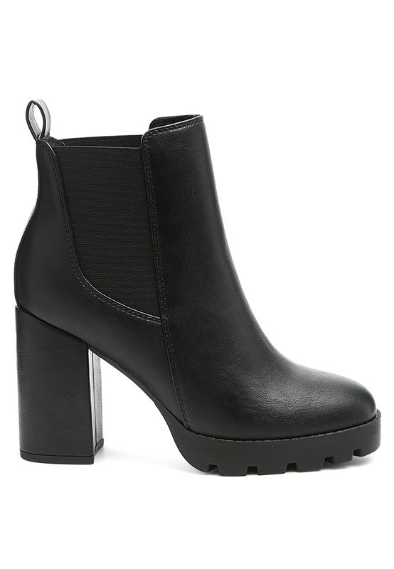 Sonia Block Heeled Boots