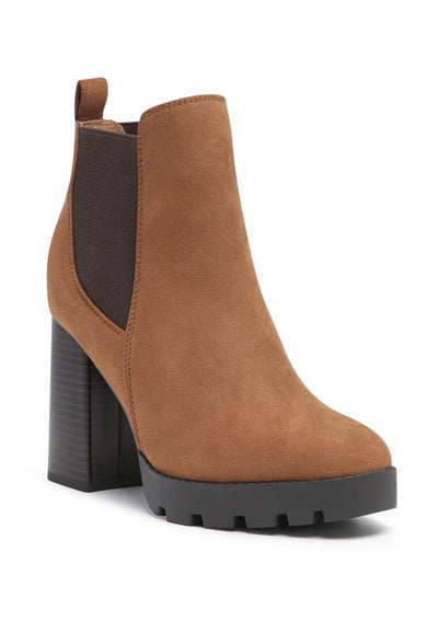 Sonia Block Heeled Boots