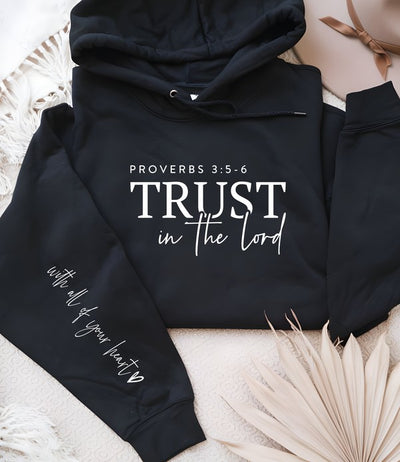 Trust in The Lord Graphic Hoodie PLUS