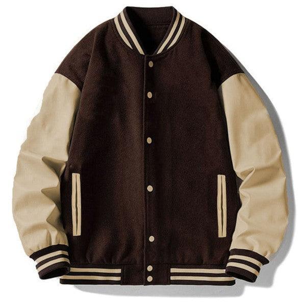 Blank varsity jacket mens sale